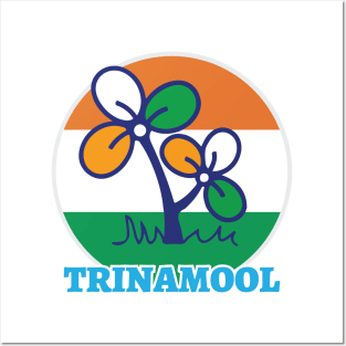 Trinamool Congress Party Logo Mamata West Bengal Politics Posters and Art